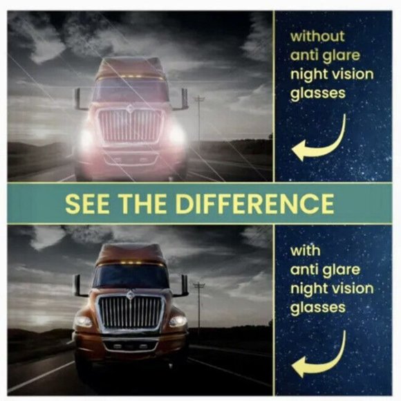 HD Day Night Driving Glasses Fit Over Sunglasses for Men & Women - Anti Glare... - Picture 10 of 10